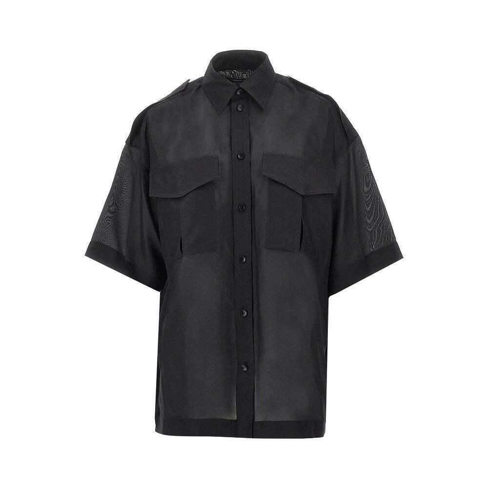 Phoebe Philo Habotai Silk Utility Shirt